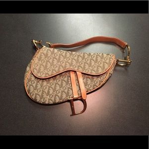 Authentic Christian Dior Saddle Purse